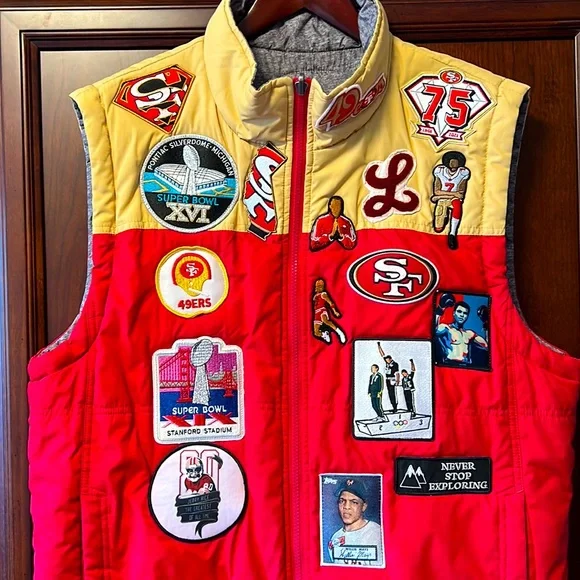 49Ers Jackets Coats Like New Nfl Sf 49ers Rare Custom